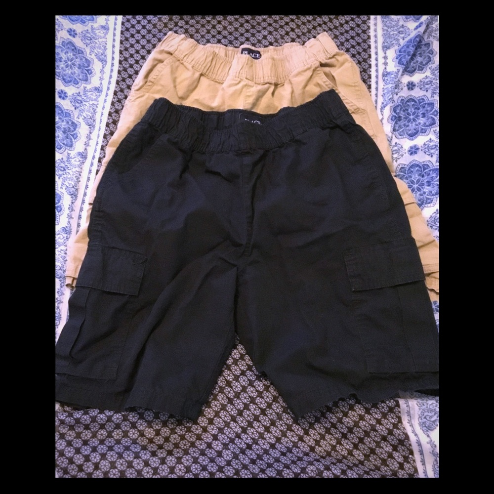 Children’s Place BOYS size 12 HUSKY SHORTS 2 pairs
